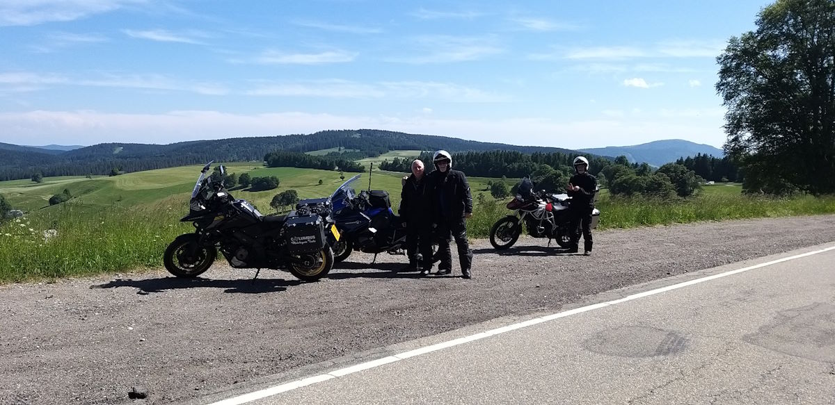 Black Forest curves Germany motorcycle