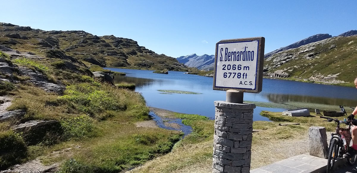 San Bernardino Pass Switzerland Italy