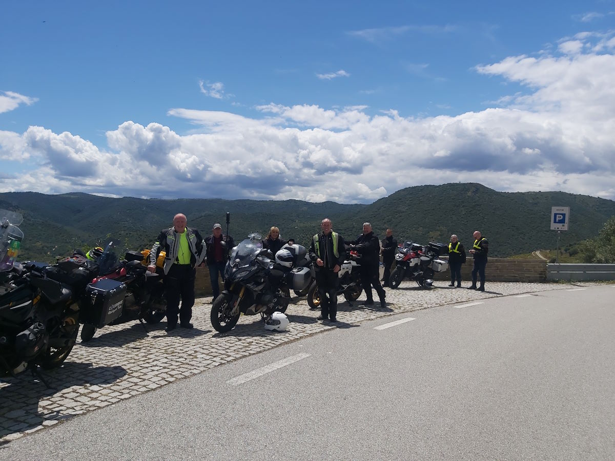 Douro Valley riverside roads superb tarmac deserted Portugal motorcycle tour