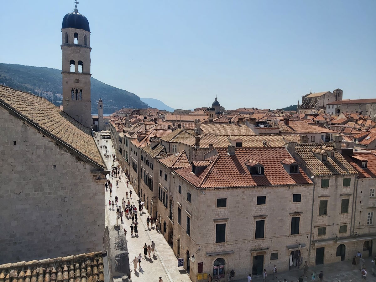 Dubrovnik UNESCO World Heritage medieval walled city Croatia