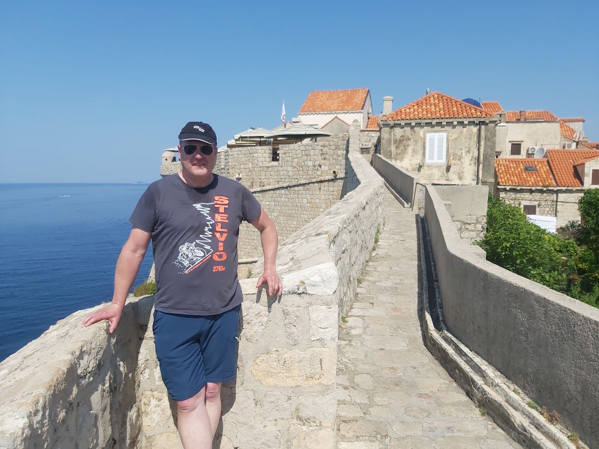 Dubrovnik city walls walk UNESCO heritage site Croatia Motorcycle tour