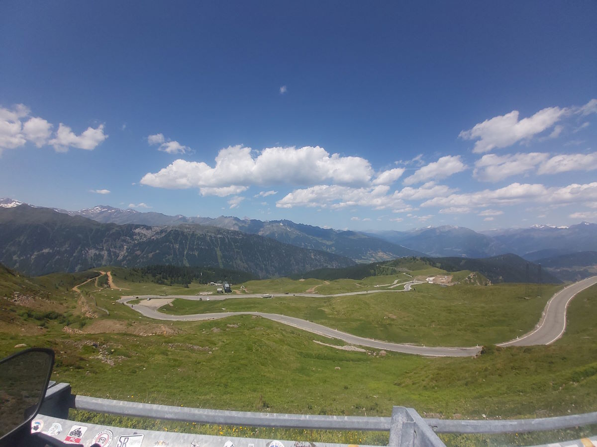 Passo del Giovo Jaufenpass Italy South Tyrol Alps motorcycle touring route