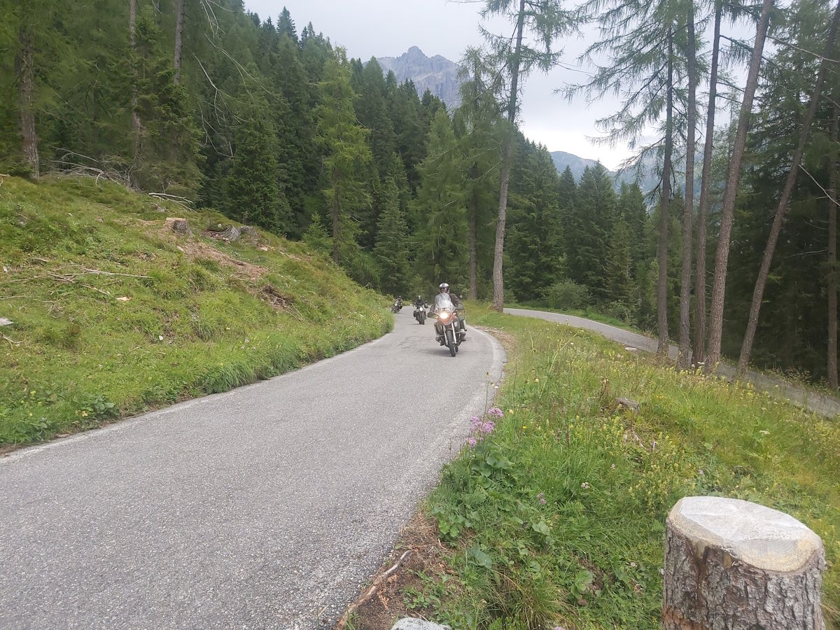 Lake Garda lakeside road climbing hills Lake Idro Italy motorcycle tour