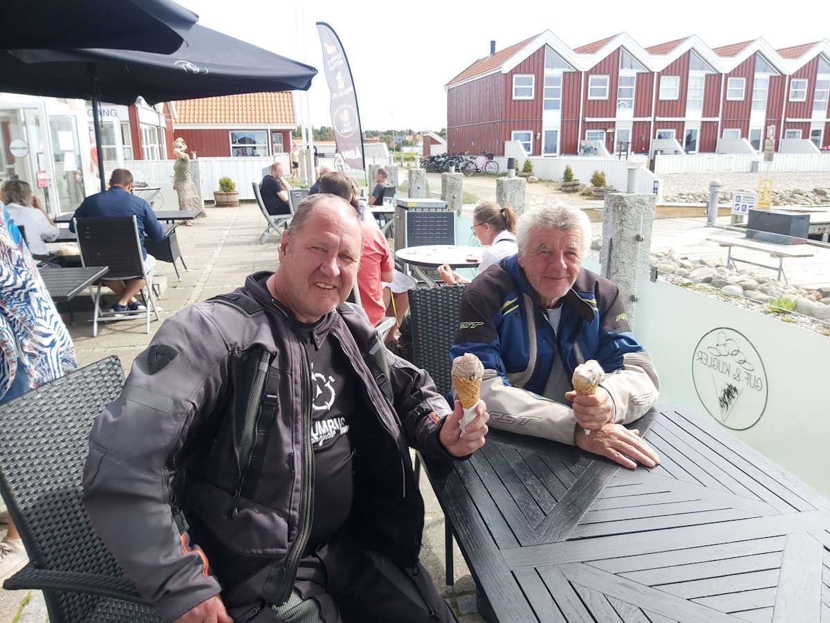 Danish bakery pastries coffee stop Denmark best ice cream Norway tour