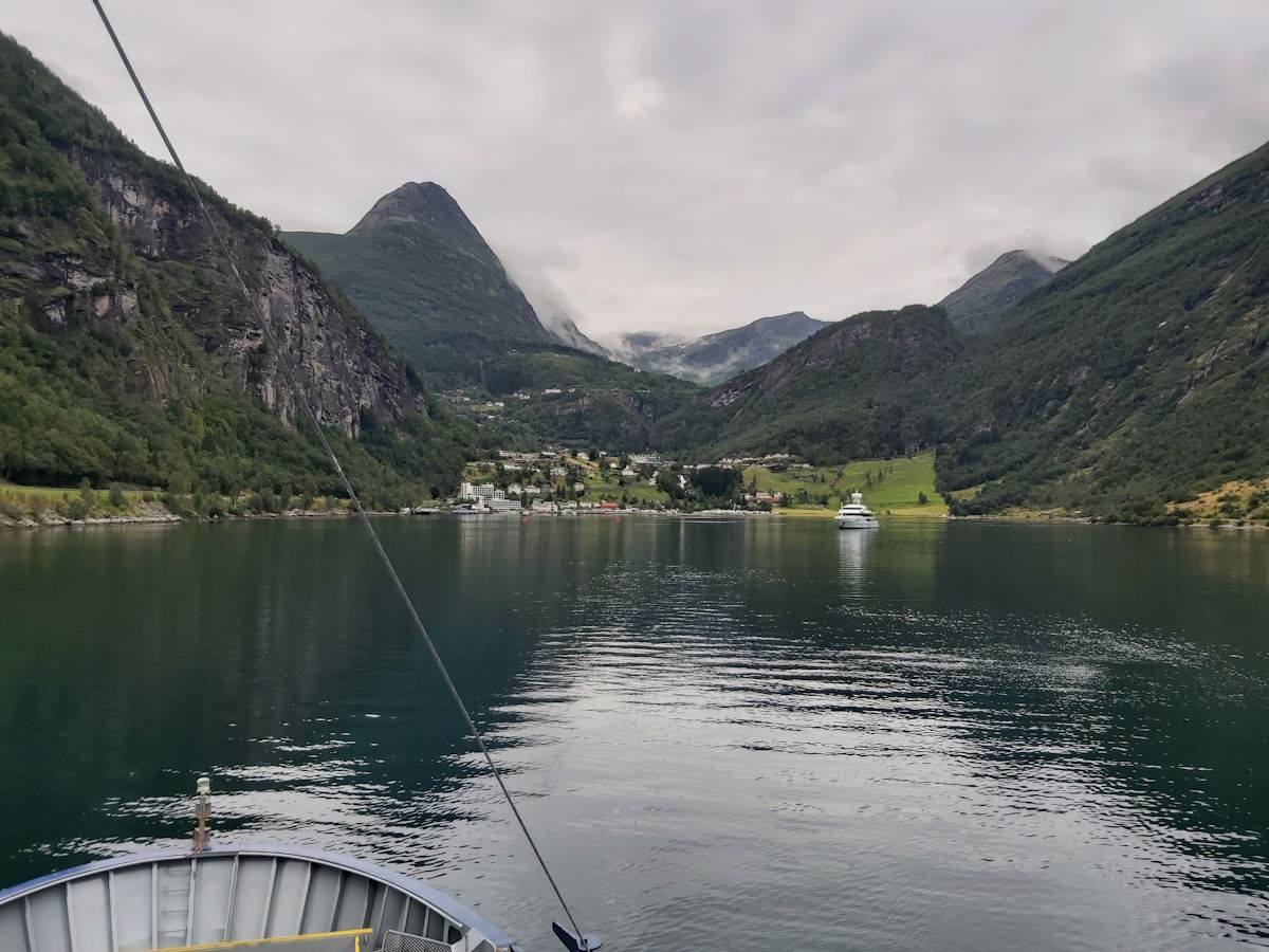 Geirangerfjord ferry scenic UNESCO World Heritage Norway stunning hotel view