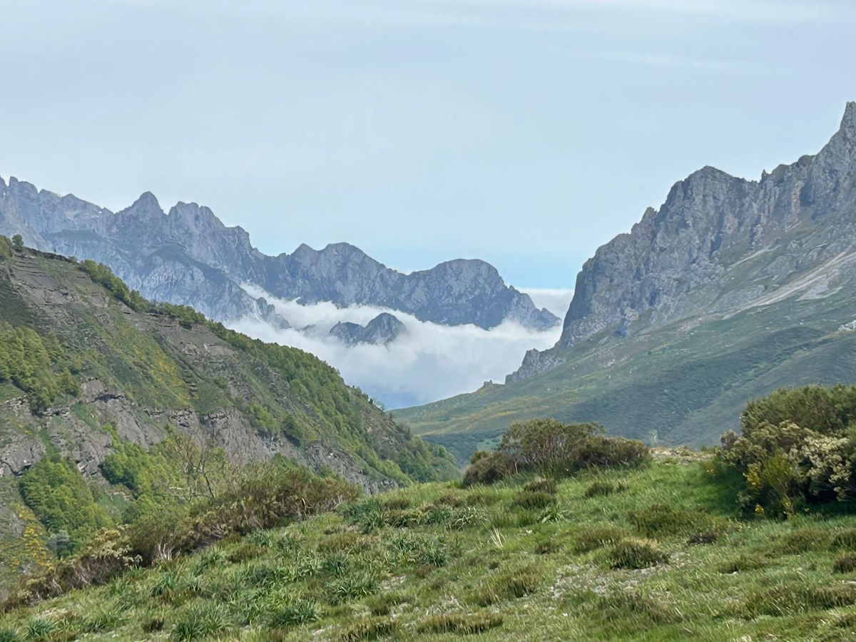 Picos de Europa mountains dramatic peaks fabulous hotel Spain motorcycle tour