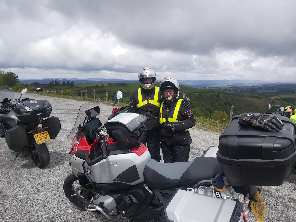 Neil and Ro on tour with Columbus Motorcycle Tours